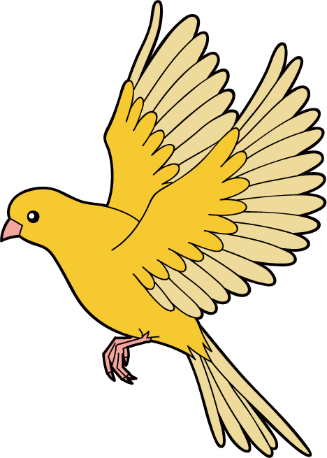 カナリアイラスト